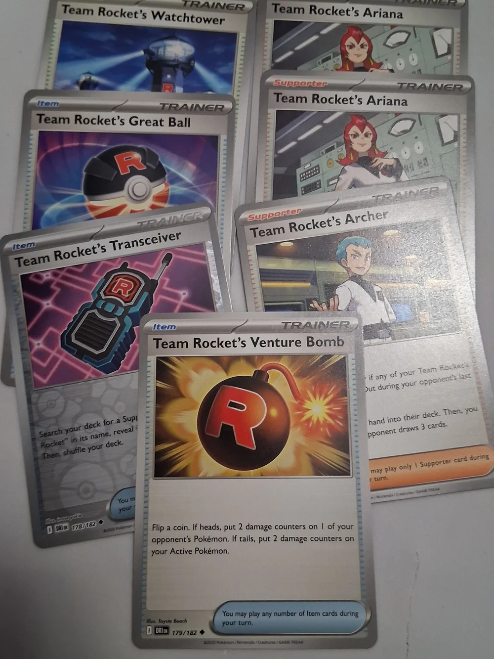 52 Team Rocket Mixed Card Lot ~ ☆Near Mint☆ ~ Murkrow IR Persian Moltres DRI